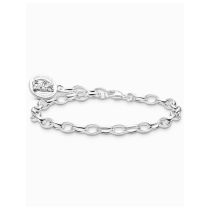 Thomas Sabo X0291-001-21-L19 Pulsera de plata con anillo con el logotipo del Ositos de Oro