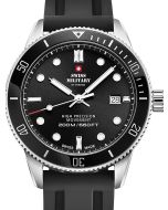 Swiss Military SM34088.07 Diver Cuarzo 42mm Reloj Hombre 20ATM