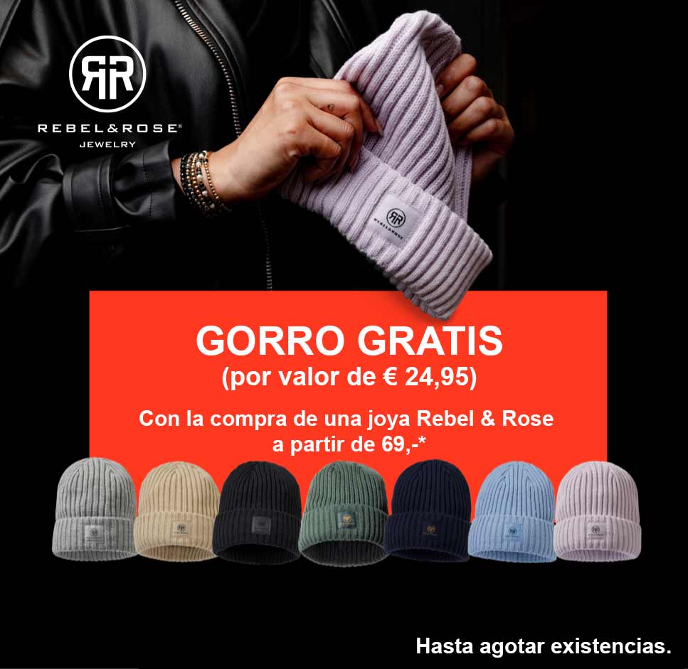 Consigue ahora tu gorro Rebel & Rose gratis