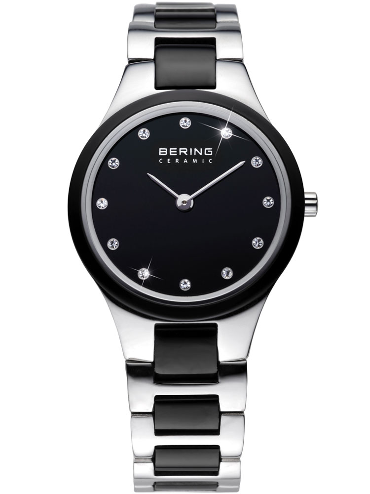 Reloj Bering clásico solar de mujer negro