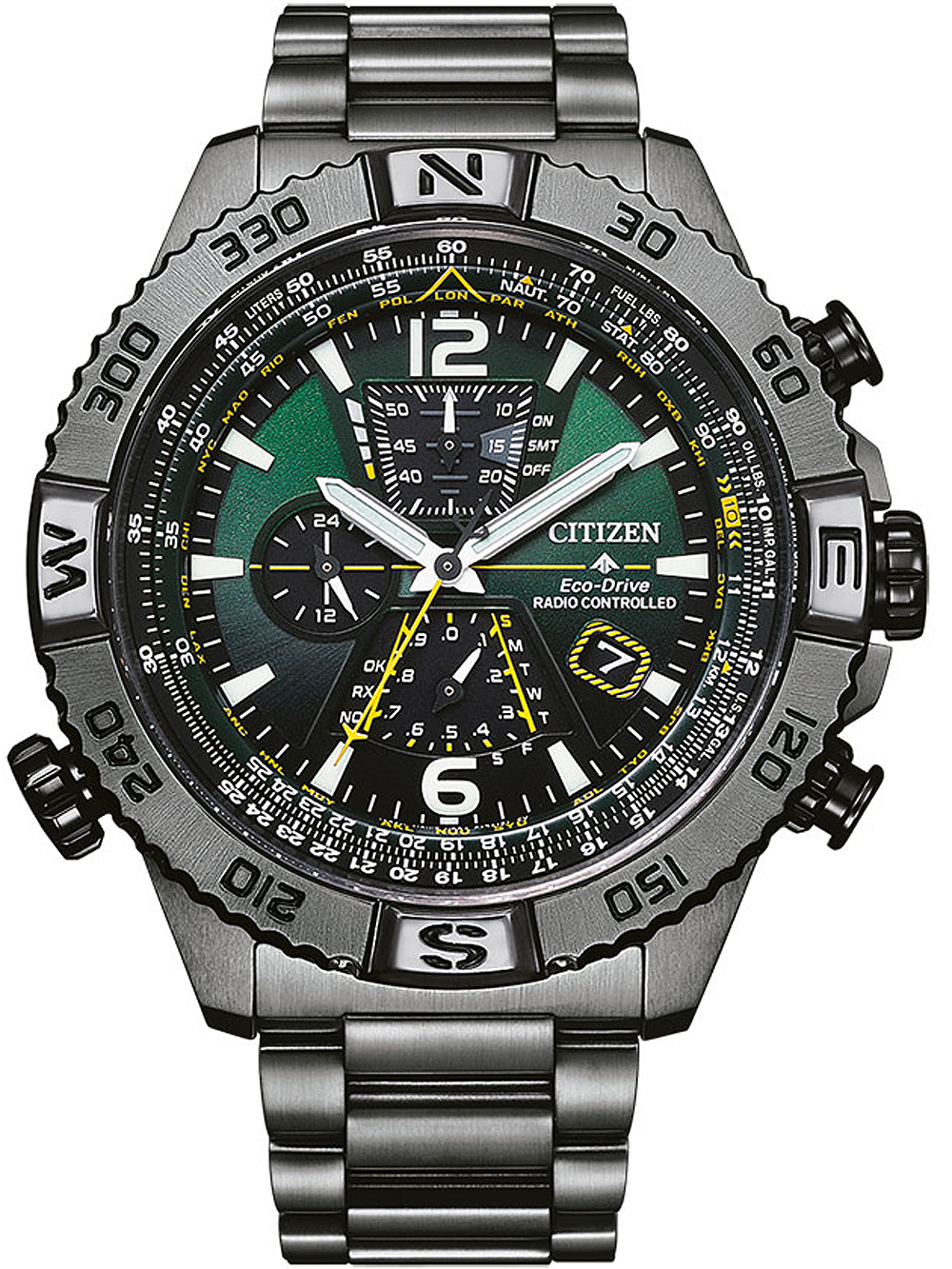 Citizen Reloj de buceo Promaster BN2031-85E negro de acero inoxidable  Eco-Drive para hombre, plateado, Reloj de buceo